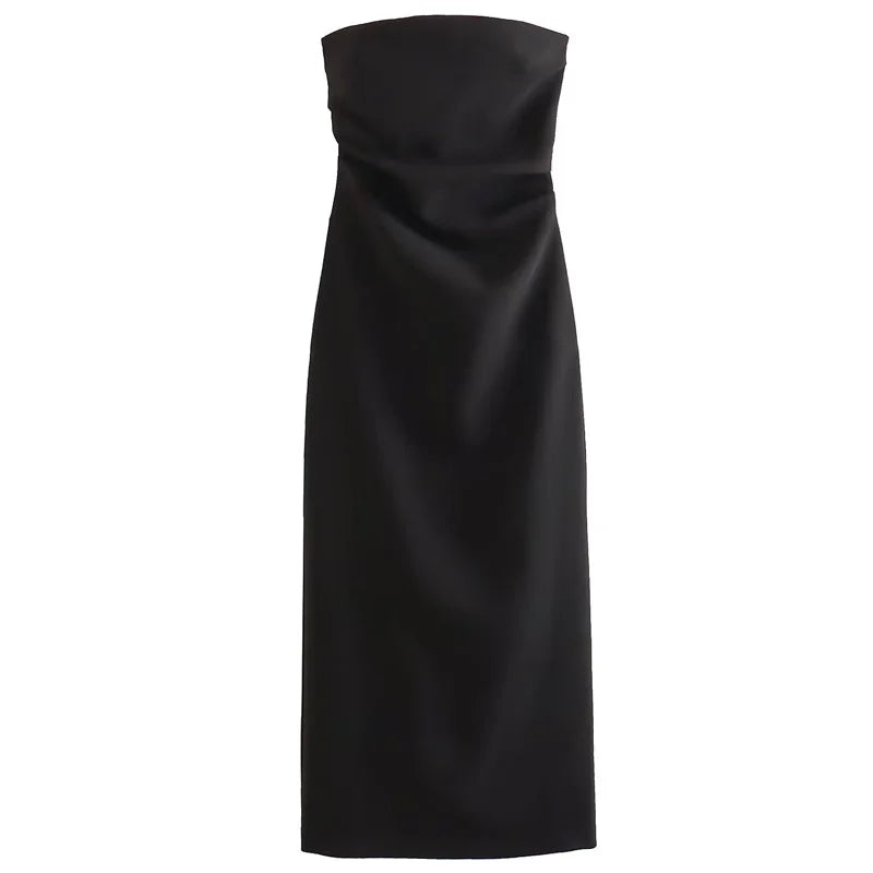 Dress Noir Sculpt Strapeless